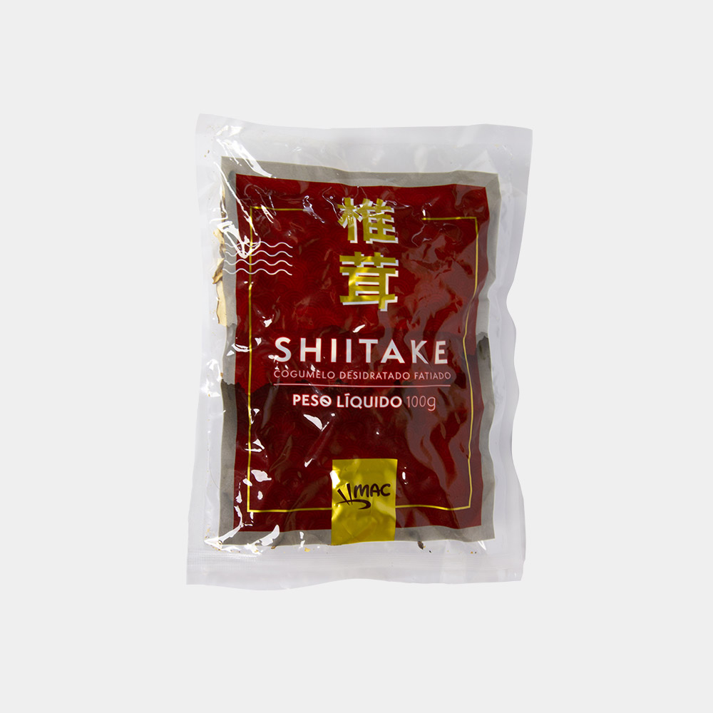 Shitake Fatiado Desidratado Importado 500 g