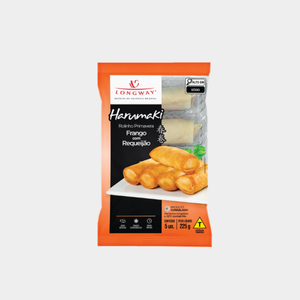 Rolinho Primavera Frango com Requeijão Long Way 225g (5un)