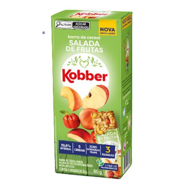 Barra de Cereal Salada de Frutas Kobber - 20g