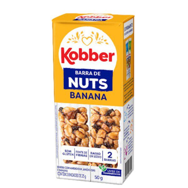 Barra de Nuts com Banana Kobber - 50g