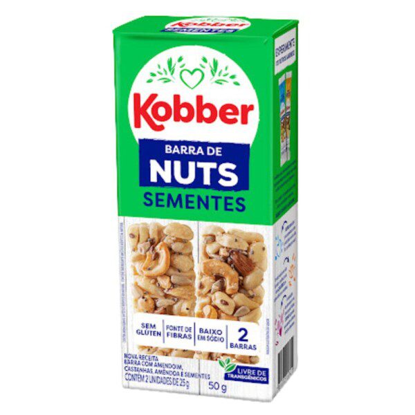 Barra de Nuts com Sementes Kobber - 50g