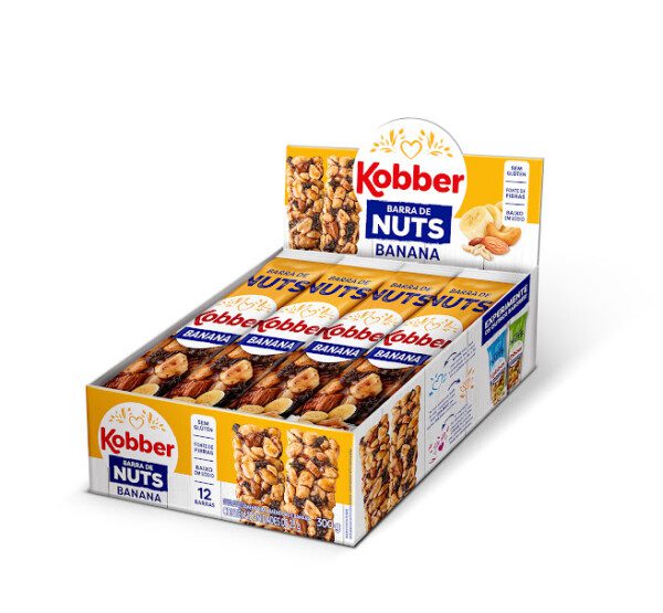 Barra de Nuts com Banana Kobber - 300g