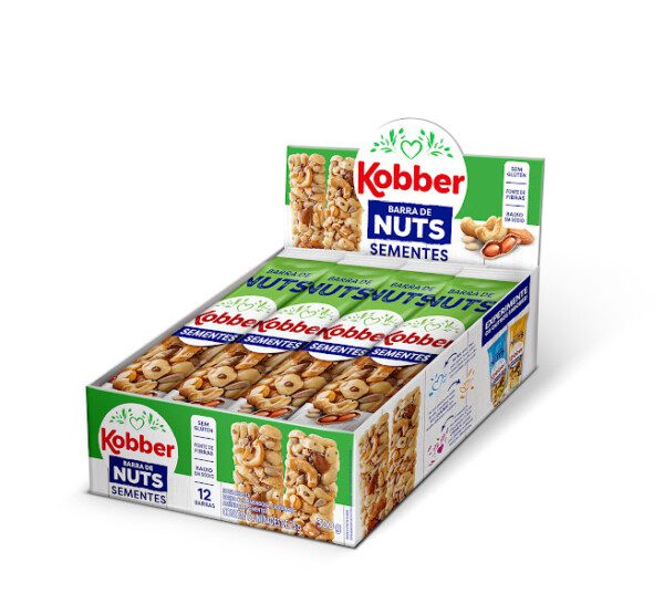 Barra de Nuts com Sementes Kobber - 300g