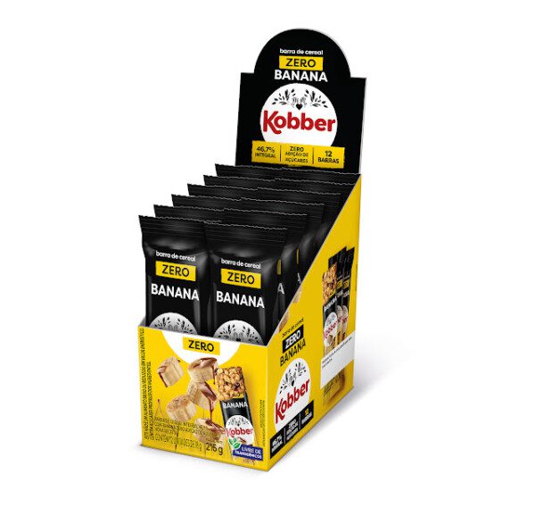 Barra de Cereal Banana Zero Kobber - 215g