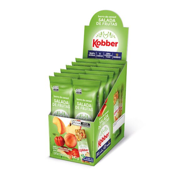 Barra de Cereal Salada de Frutas  Kobber - 240g