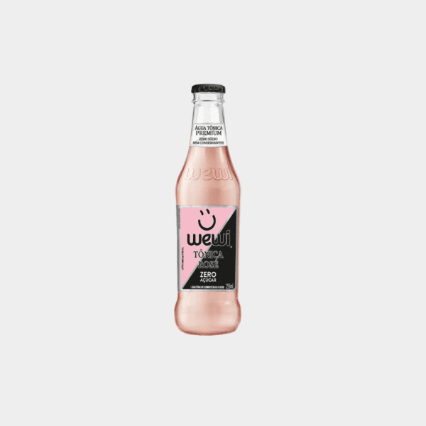 Água Tônica Rosé ZERO Açúcares Wewi - 255ml