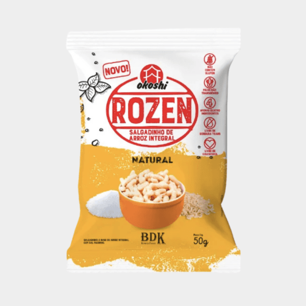 Salgadinho de Arroz Integral Natural Okoshi - 50g