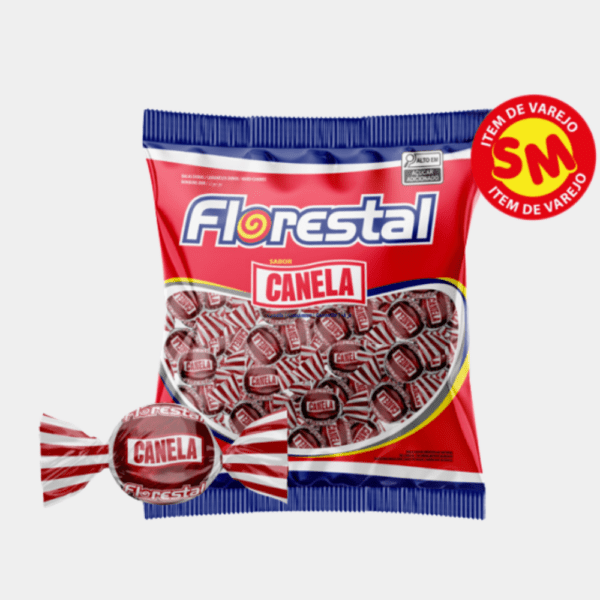 Bala Bolinha de Canela Florestal - 500g