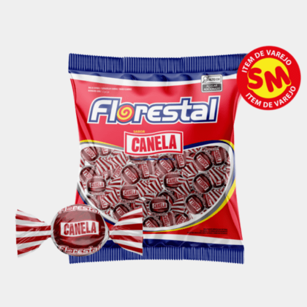 Bala Bolinha de Canela Florestal - 50g