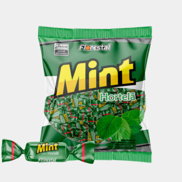Bala Mastigável Mint Hortelã Florestal - 500g
