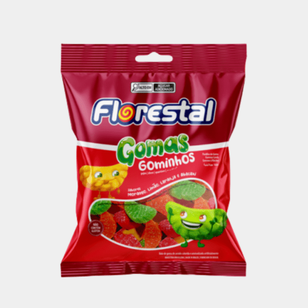 Bala de Goma Gominhos Florestal - 60g