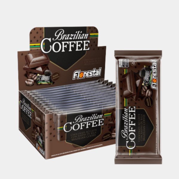Barra de Chocolate Brazilian Coffe ao Leite Florestal - 960g