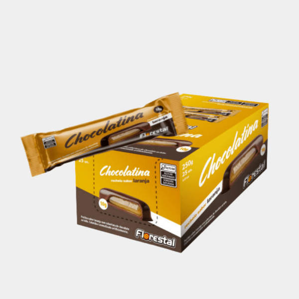Chocolate ao Leite Recheio Sabor Laranja Florestal - 250g