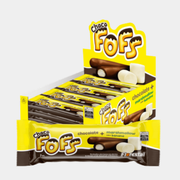 Chocolate com Marshmallow Fofs Banana Florestal - 288g