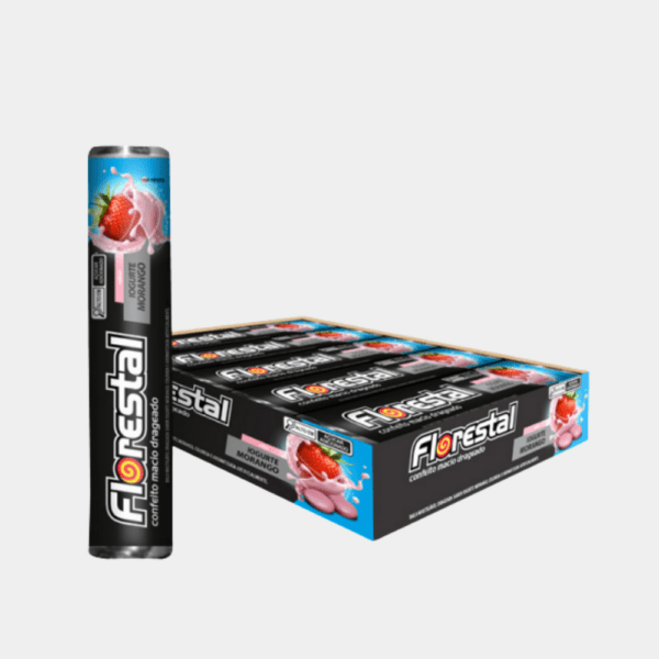 Confeito Drageado Iogurte Morango Florestal - 320g