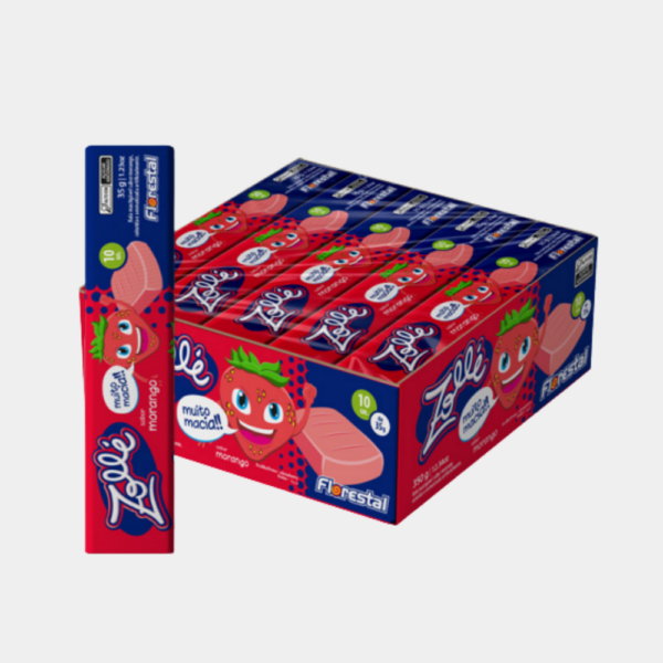 Drops Mastigável Zolle Morango Florestal - 350g