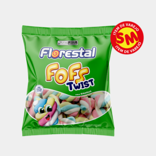 Marshmallow Fofs Twist Colorido Florestal - 50g