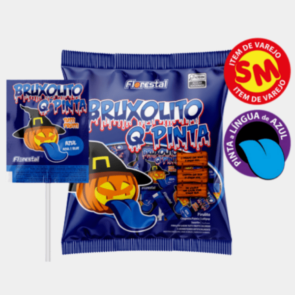 Pirulito Bruxolito Q’pinta Florestal - 120g