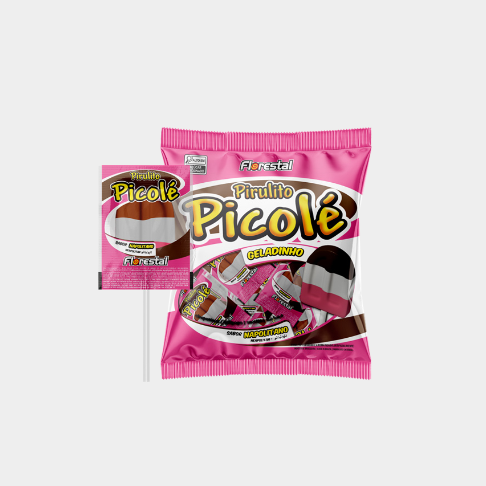 Pirulito Picolé Napolitano - 550g
